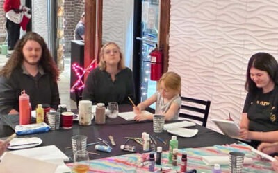 Sip, Paint, and Cheers: A Festive Night of Creativity at Shop Dog Brewing Co.