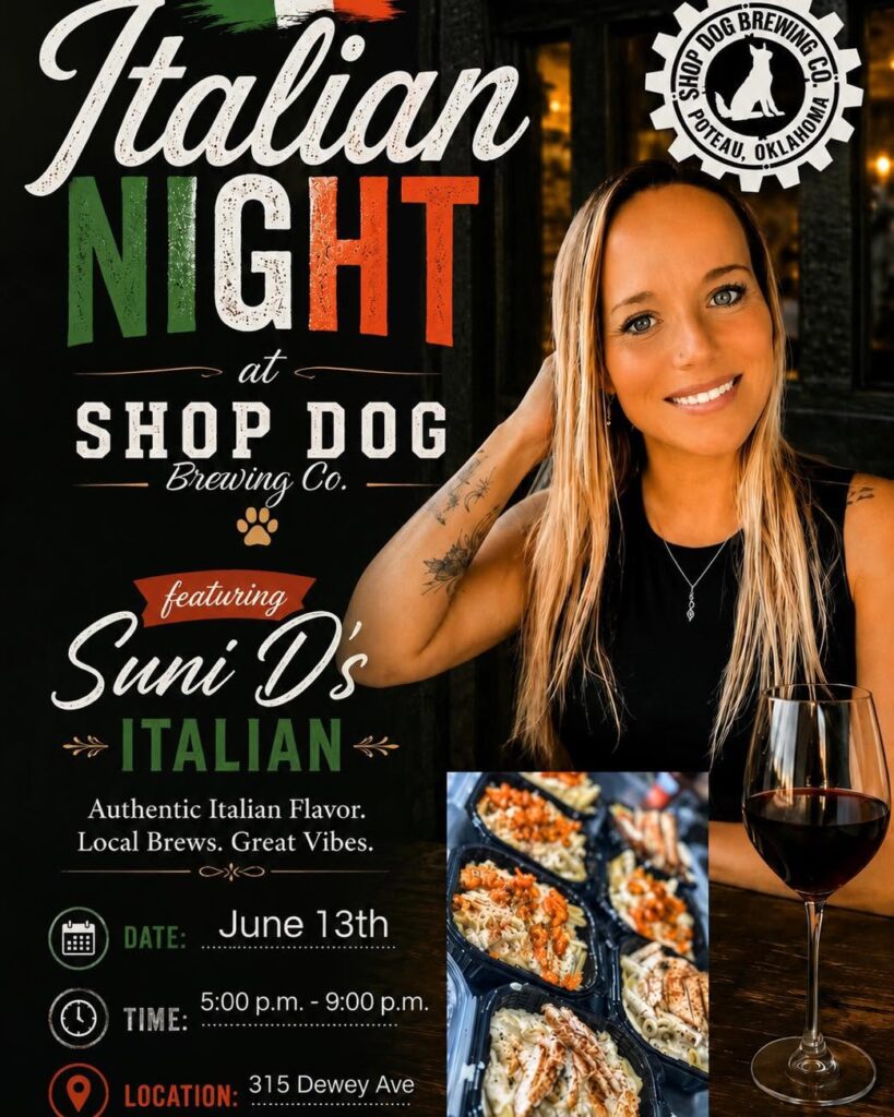 Italian Night with Suni D’s Italian Restaurant