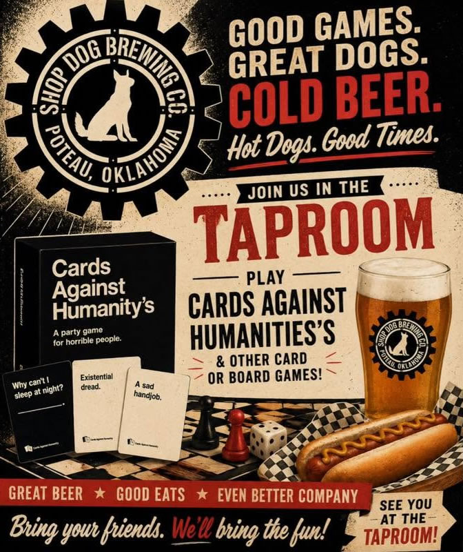 Come Hang Out at Shopdog Brewing Company